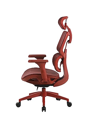 OFFICE FACTOR Ergonomic Office/Home/Desk Chair- Adjustable Height, High Back, Comfortable Breathable Mesh, Tilt Lock Function, Lumbar Support, Swivel Computer Task Chair