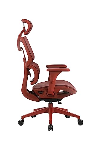 OFFICE FACTOR Ergonomic Office/Home/Desk Chair- Adjustable Height, High Back, Comfortable Breathable Mesh, Tilt Lock Function, Lumbar Support, Swivel Computer Task Chair