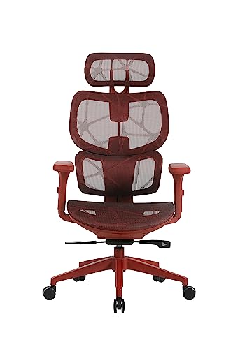 OFFICE FACTOR Ergonomic Office/Home/Desk Chair- Adjustable Height, High Back, Comfortable Breathable Mesh, Tilt Lock Function, Lumbar Support, Swivel Computer Task Chair
