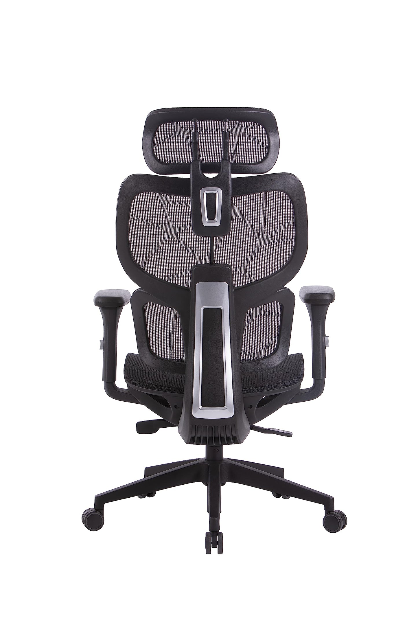OFFICE FACTOR Ergonomic Office/Home/Desk Chair- Adjustable Height, High Back, Comfortable Breathable Mesh, Tilt Lock Function, Lumbar Support, Swivel Computer Task Chair