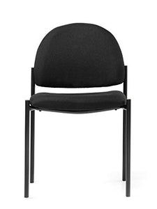 Office Factor Stackable Guest Chair with Arms Burgundy