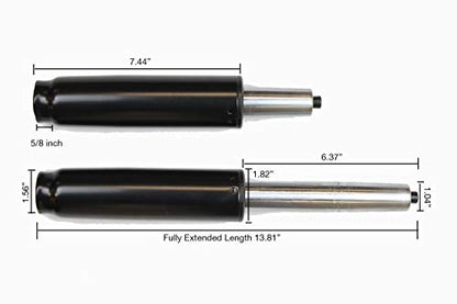 Office Factor, Office Chair Gas Lift Cylinder Replacement, Heavy Duty 450 Lbs Weight Capacity, Fits Most Executive Chairs (The Hole of Your Base Must be 2 inches Wide)