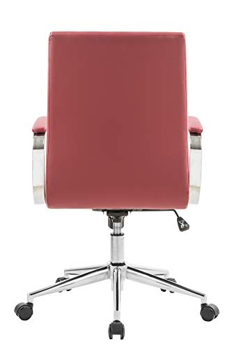 OFFICE FACTOR Black Ribbed Office Chair