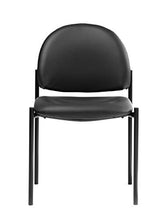 Load image into Gallery viewer, Office Factor Stackable Guest Chair with Arms Burgundy
