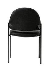 Load image into Gallery viewer, Office Factor Stackable Guest Chair with Arms Burgundy
