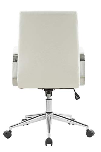 OFFICE FACTOR Black Ribbed Office Chair
