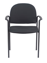 Load image into Gallery viewer, Office Factor Stackable Guest Chair with Arms Burgundy
