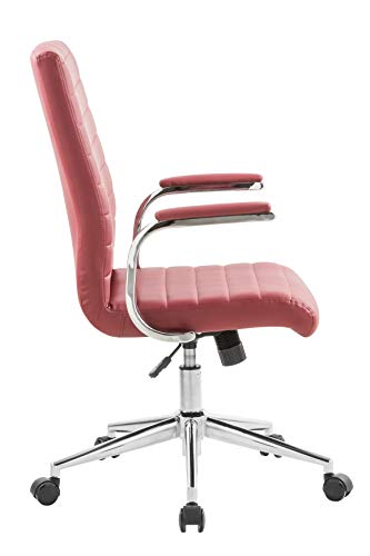 OFFICE FACTOR Black Ribbed Office Chair