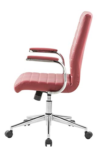 OFFICE FACTOR Black Ribbed Office Chair