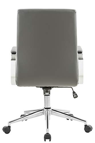 OFFICE FACTOR Black Ribbed Office Chair