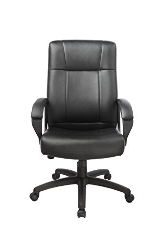 Office Factor Black Mesh High Back Executive Office Chair, Adjustable