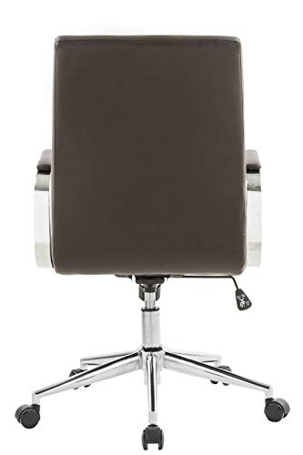 OFFICE FACTOR Black Ribbed Office Chair
