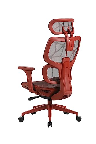OFFICE FACTOR Ergonomic Office/Home/Desk Chair- Adjustable Height, High Back, Comfortable Breathable Mesh, Tilt Lock Function, Lumbar Support, Swivel Computer Task Chair