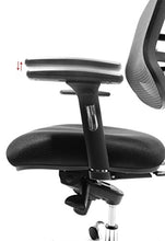 Load image into Gallery viewer, Office Factor Ergonomic Chair, Managers High Back Mesh Chair, Adjustable Height, Headrest, Arms, Seat Slider, Smooth Rolling Casters for Office Floor or Carpet
