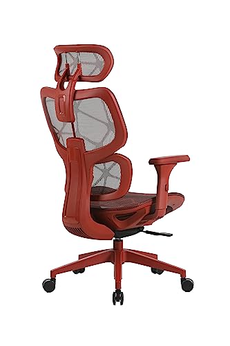 OFFICE FACTOR Ergonomic Office/Home/Desk Chair- Adjustable Height, High Back, Comfortable Breathable Mesh, Tilt Lock Function, Lumbar Support, Swivel Computer Task Chair