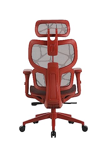 OFFICE FACTOR Ergonomic Office/Home/Desk Chair- Adjustable Height, High Back, Comfortable Breathable Mesh, Tilt Lock Function, Lumbar Support, Swivel Computer Task Chair