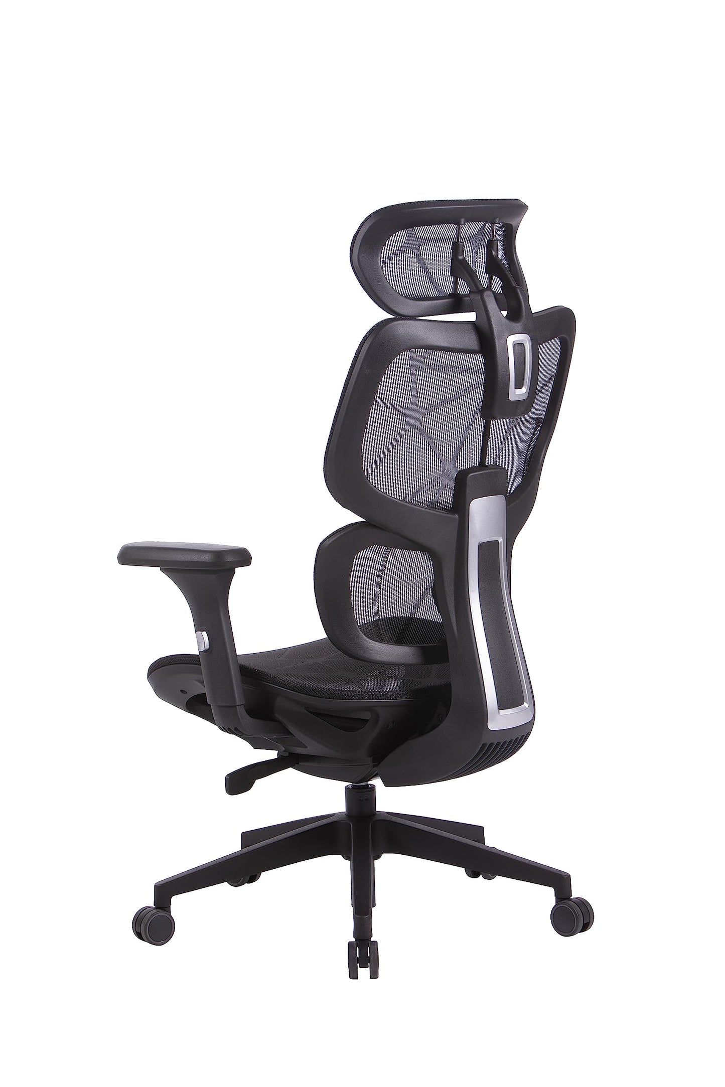 OFFICE FACTOR Ergonomic Office/Home/Desk Chair- Adjustable Height, High Back, Comfortable Breathable Mesh, Tilt Lock Function, Lumbar Support, Swivel Computer Task Chair