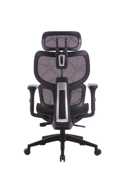 OFFICE FACTOR Ergonomic Office/Home/Desk Chair- Adjustable Height, High Back, Comfortable Breathable Mesh, Tilt Lock Function, Lumbar Support, Swivel Computer Task Chair