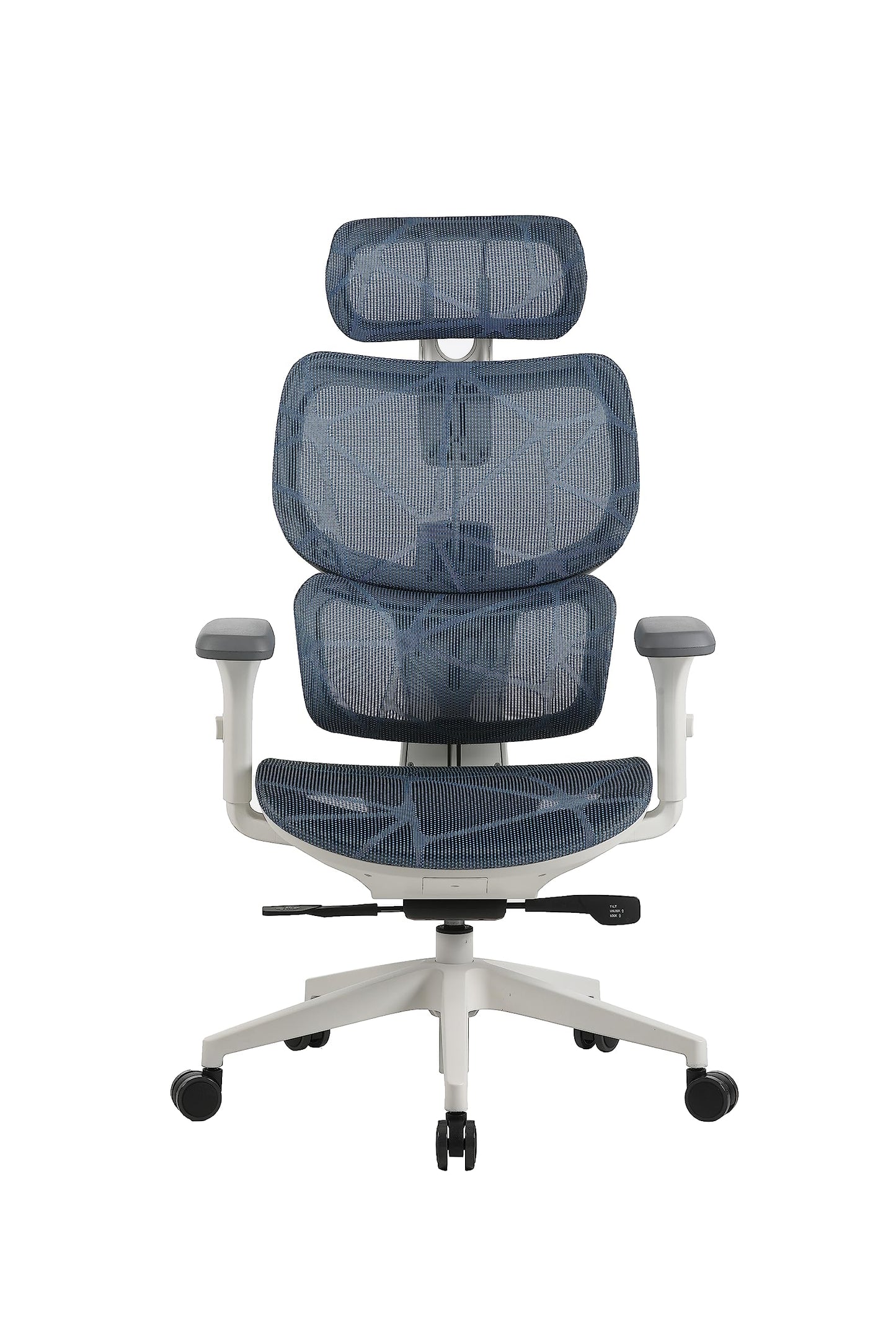 OFFICE FACTOR Ergonomic Office/Home/Desk Chair- Adjustable Height, High Back, Comfortable Breathable Mesh, Tilt Lock Function, Lumbar Support, Swivel Computer Task Chair